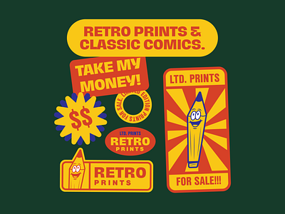 Retro Is cool Design - Retro - Sticker