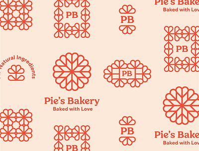 Pie's Bakery Marks bakery logo branding freelance designer icon logo logo design visual identity