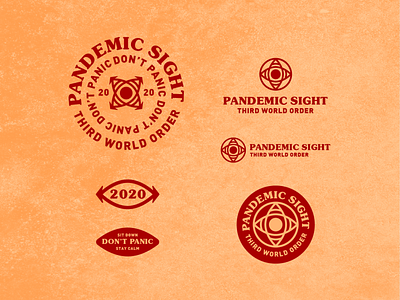 Dribbble Pandemic Sight Badge Set