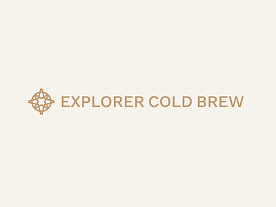 Explorer Cold Brew Logo branding and identity branding concept cafe logo coffee logo logo logo design visual identity