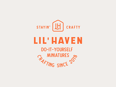 Lil' Haven Unused Concept badge design bold logo brand identity branding and identity branding concept custom logo freelance designer friendly logo house logo icon logo design logo designer logobadge rustic logo visual identity