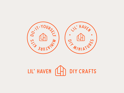 Lil' Haven Final Badges abstract logo branding branding concept branding design freelance designer icon logo logo design logo designer simple logo design visual identity