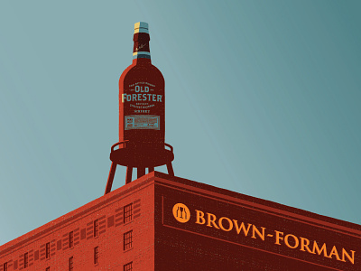 Brown-Forman Water Tower brown forman louisville tower water whiskey