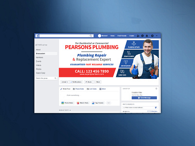 Plumber Facebook Cover advertisement for plumber plumber ad plumber facebook cover plumbing ads for facebook plumbing advertisement template plumbing advertising ideas plumbing facebook
