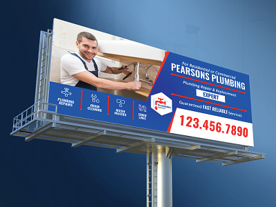Plumbers Billboard Template billboard plumber plumber billboard plumber billboard template plumber service plumbers billboard plumbers billboard template