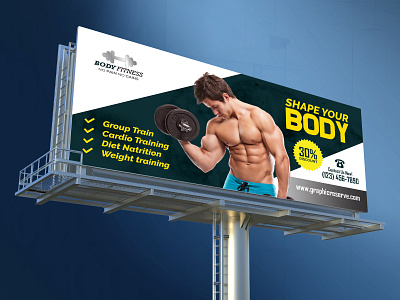 Fitness Billboard Template