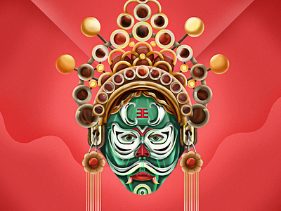 Vietnam Tradition Mask artwork character character design design digital illustration flat flat design illustration illustrator mask vector vector design