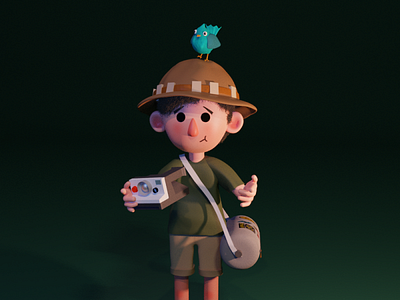 Cheese! 3d artwork character design illustration