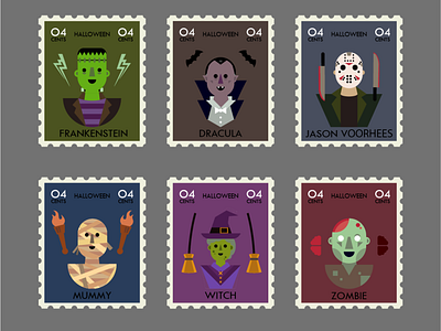 Halloween Stamps