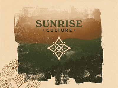 Sunrise Culture Mood brahmavihara branding compassion equanimity goodwill lifestyle logo sunrise sympathy