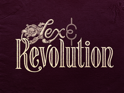 S&R Wordmark band branding folk illustration lettering logo music revolution scrolls sex type typography victorian