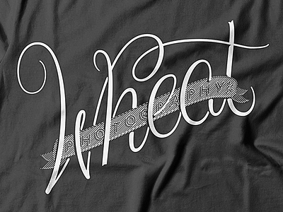 Wheat Photography hand hatching lettering letters photography script t shirt type typography