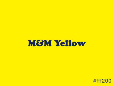 Favorite Color rebound yellow