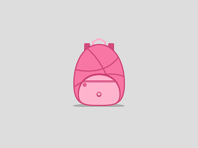 Dribbble Backpack Vector