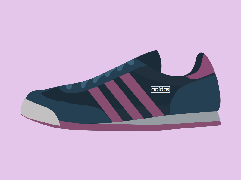 Adidas Shoe Vector by Sonali Agrawal on Dribbble