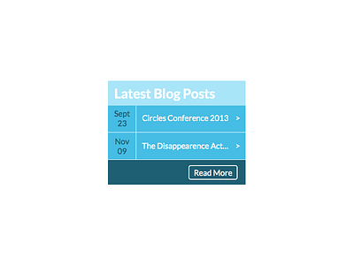 Website Redesign Component - Latest Blog Posts portfolio sketch app web design