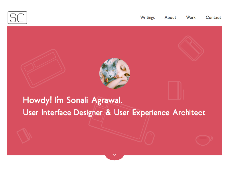 Daily UI Day #003 - Landing Page (above the fold) desktop landing page sketch dailyui ux ui challenge 003