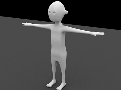 3D Alien Character Modeling