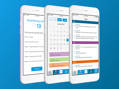 Smart Calendar App mobile app sketch smart calendar app ui design ux design