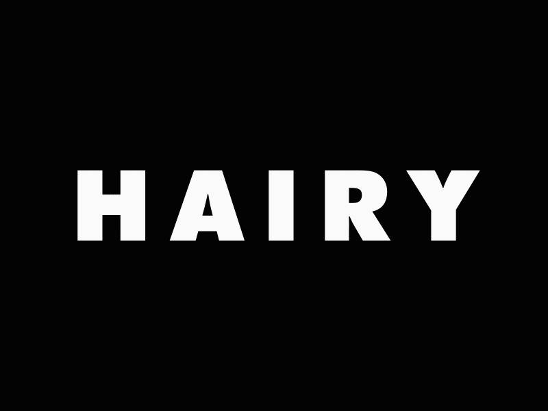 Hairy animated type animation furry type graphic design graphicdesign hairy hairy type kinetic type kinetic typography kinetictype kinetictypography motion design motion graphics motiongraphics