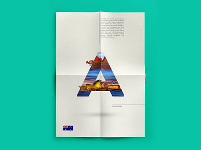 LETTRAVEL - Around the world with type a2z abstract australia country tours typo typography