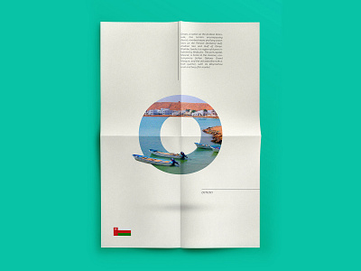 LETTRAVEL - Around the world with type - Oman a2z behance behancereviews color country countryside design oman portfolio poster poster a day poster art poster design tour tourism type type art typedesign typo typography