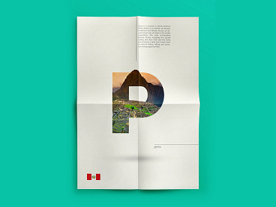 LETTRAVEL - Around the world with type - Peru beauty behance country countryside mountain portfolio poster poster a day poster art tour tourism travel typo typography typography art