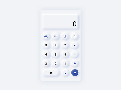 Calculator redesign - SoftUI