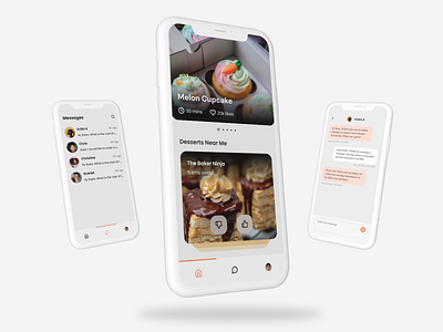 Dessert finder UI concept design