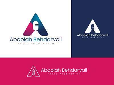 Abdolah behdarvali logo branding design flat illustrator logo