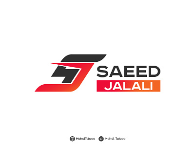 Saeed Jalali logo branding design flat illustrator logo typography