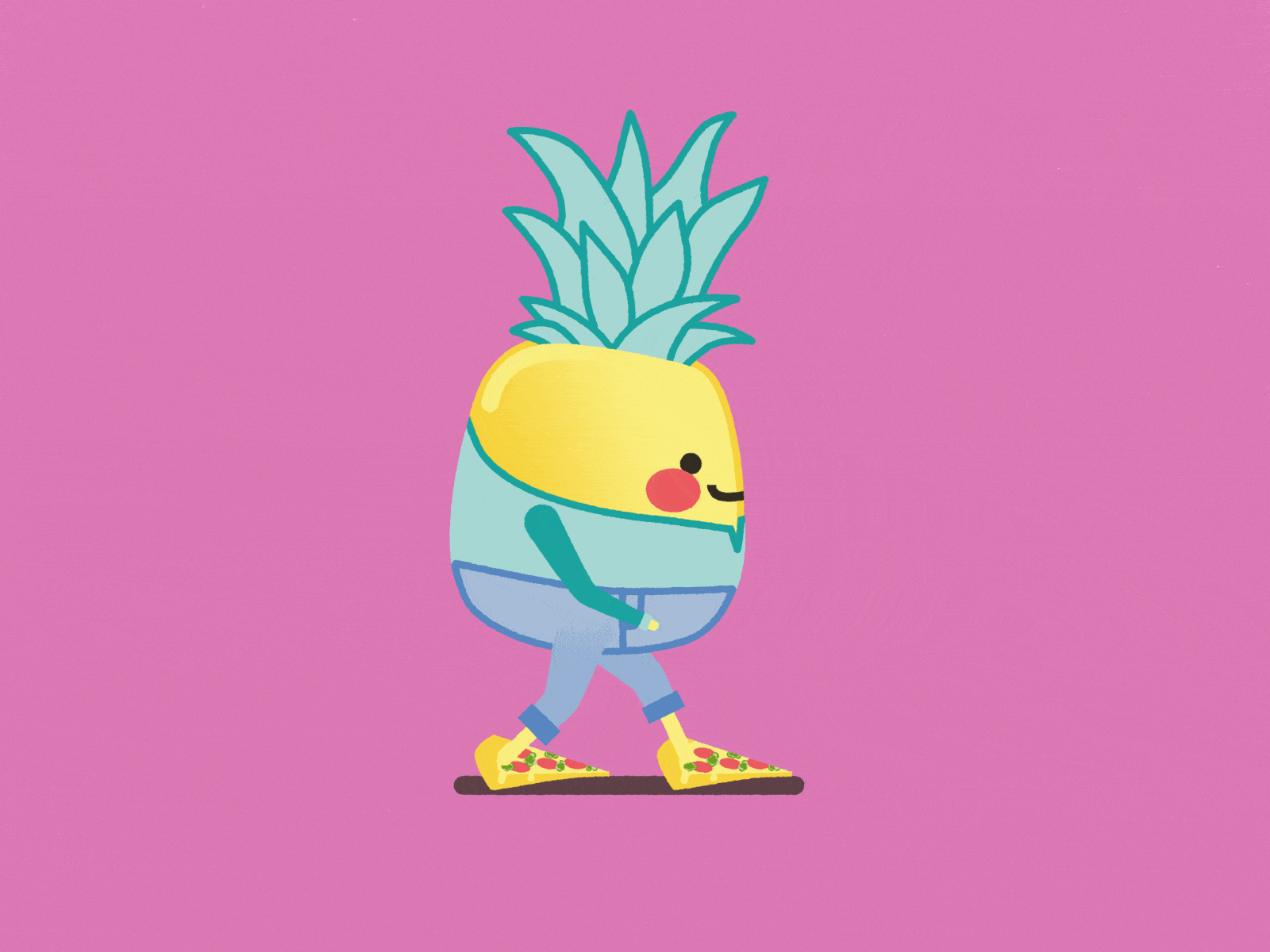 Pineapple Pizza by Jan Krück on Dribbble