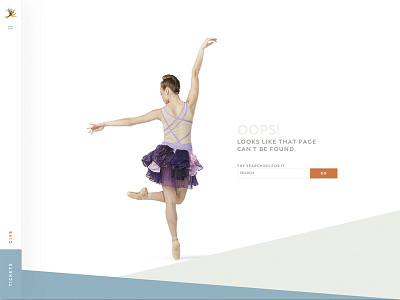 Ballet Memphis 404 Page 404 ballet memphis web design