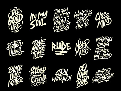 Hand Lettering Collection