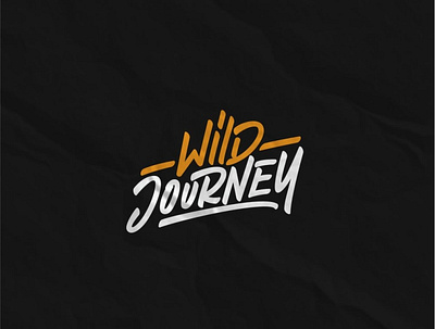 WILD JOURNEY adventure branding cohi content journey letter logo logodesign mountain nature typography vlog youtube