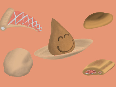 The Happy Coxinha Character 🍞