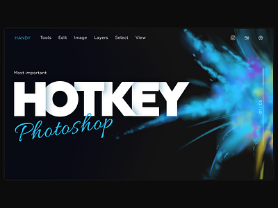 Photoshop Hotkey | First screen