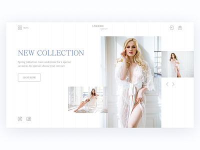 Lingerie store | First screen advertising colorful design designer first screen lingerie typography ui ux web web design webdesign website белье магазин одежда первый экран