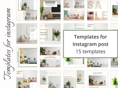 Templates for instagram post branding canva colorful design designer feed illustration instagram social network stories templates ui web