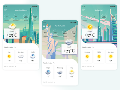 Weather app | Mobile App