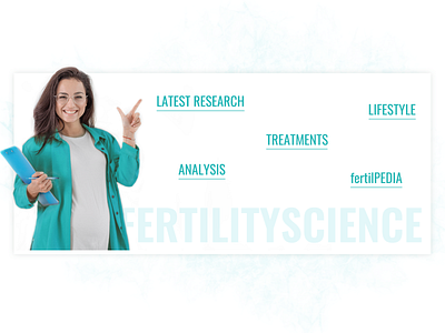 FertilityScience | Banners banner colorful design designer fertility social media typography ui ux web women