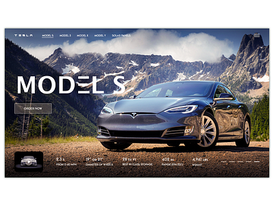 Model S | First screen