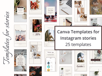 Templates for Instagram stories