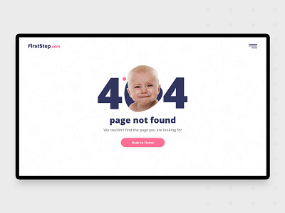 404 error page 404 404 error page 404 page baby design error landing page not found ui ux web web design