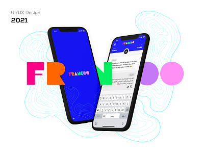 Francoo Translator App app arabic bold colors branding colorful design language logo mobile ui translation translator typography ui ux vector