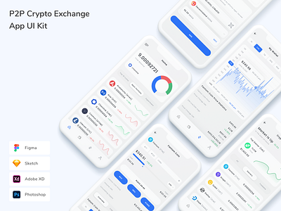 P2P Crypto Exchange App UI Kit