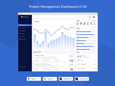 Project Management Dashboard UI Kit