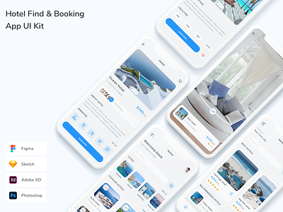 Hotel Find & Booking App UI Kit