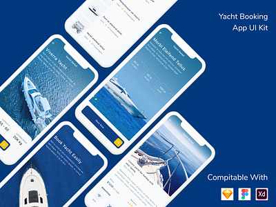 Yacht Booking App UI Kit