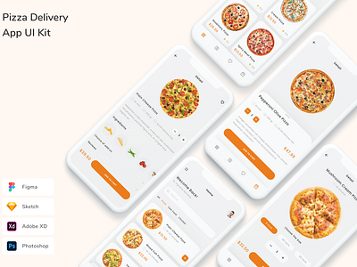 Pizza Delivery App UI Kit